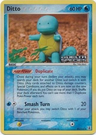 Ditto (Squirtle) [Reverse Holo]